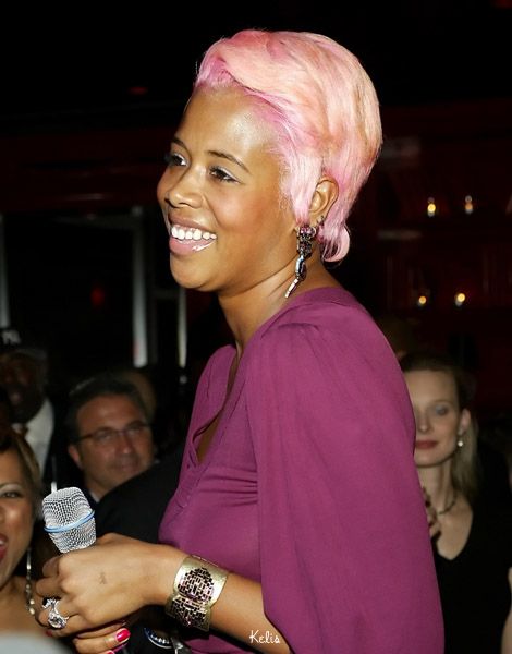 She started her career with very short, pink-dyed hair and stayed true to 