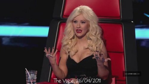 the voice christina aguilera outfit. Since the programme is not