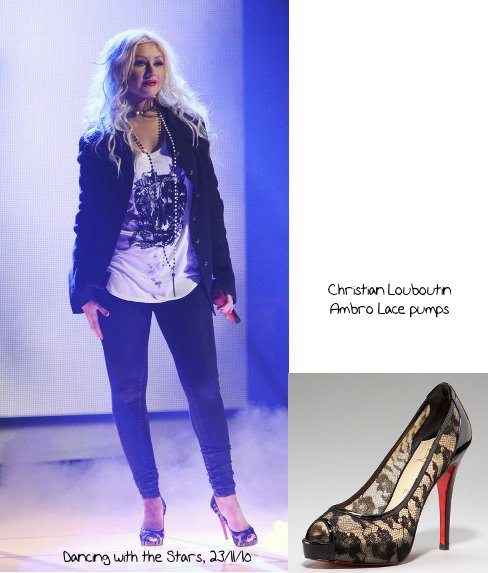 Christina Aguilera's Style: Promoting “Burlesque” on TV, November 2010